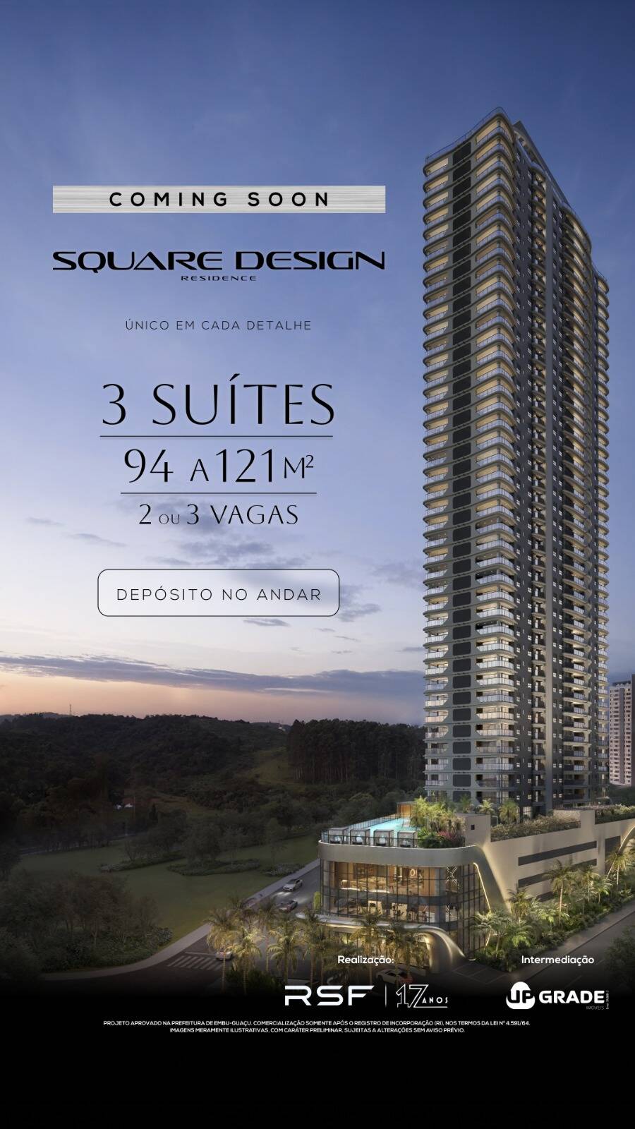 Apartamento à venda – Dezoito do Forte Empresarial/Alphaville., Barueri | 3 suítes, 94m²