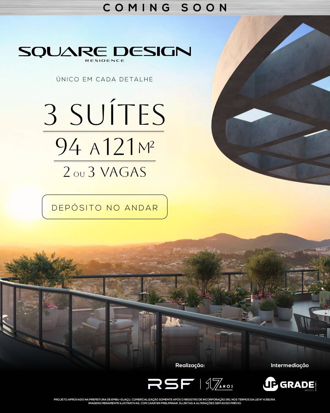 Apartamento, 3 suítes, 94m², em Dezoito do Forte Empresarial/Alphaville. — foto 4